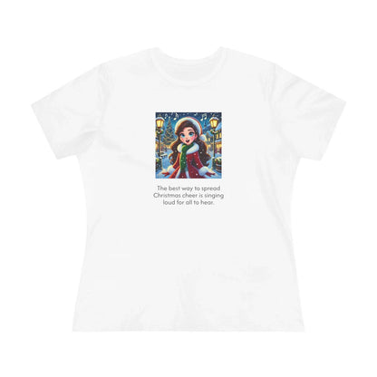 Caroler - Christmas Cheer - BHLBE Girl - Women's Tee - Whippie's