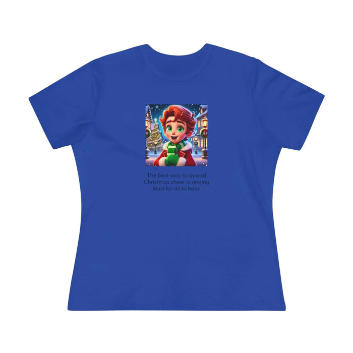 Caroler - Christmas Cheer - RH Boy - Women's Tee - Whippie's
