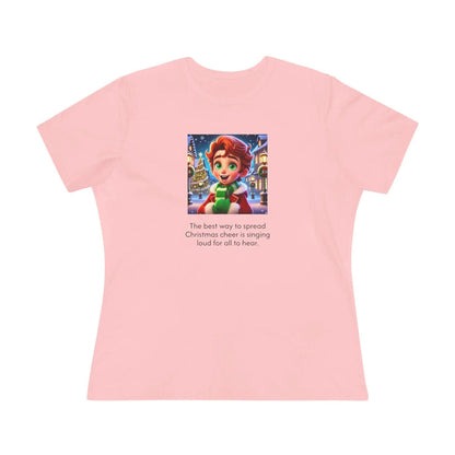 Caroler - Christmas Cheer - RH Boy - Women's Tee - Whippie's