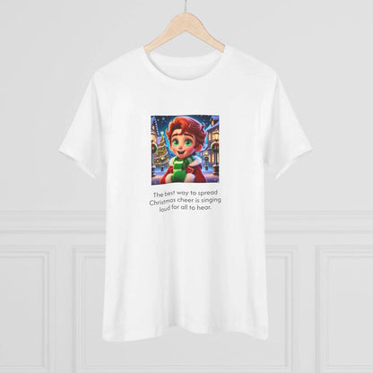 Caroler - Christmas Cheer - RH Boy - Women's Tee - Whippie's