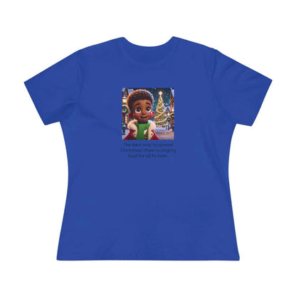 Caroler - Christmas Cheer - Younger BH Boy - Women's Tee - Whippie's
