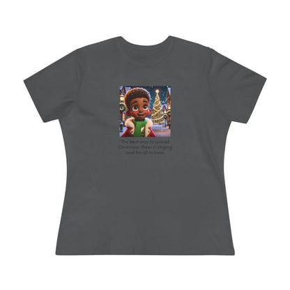 Caroler - Christmas Cheer - Younger BH Boy - Women's Tee - Whippie's