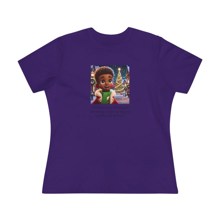 Caroler - Christmas Cheer - Younger BH Boy - Women's Tee - Whippie's