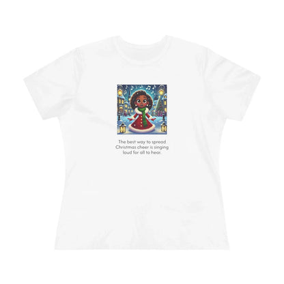 Caroler - Christmas Cheer - Younger BH Girl - Women's Tee - Whippie's