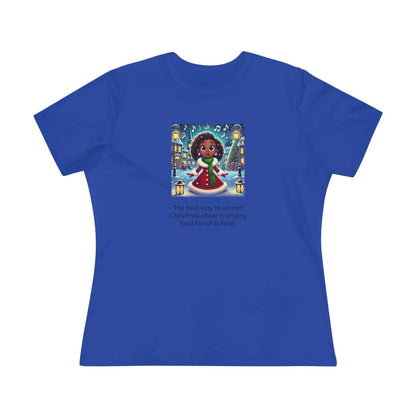 Caroler - Christmas Cheer - Younger BH Girl - Women's Tee - Whippie's