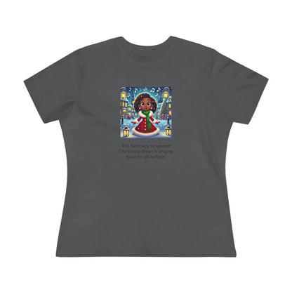 Caroler - Christmas Cheer - Younger BH Girl - Women's Tee - Whippie's