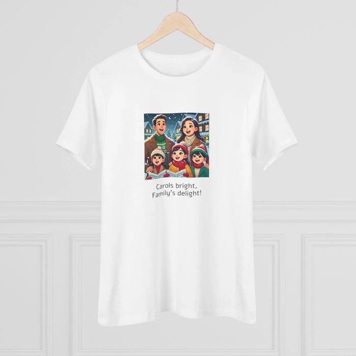 Carols bright, Family's delight! - Women's Softstyle Tee - Whippie's