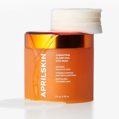 CARROTENE CLARIFYING VITA PADS - Dischete Exfoliante Cu Morcov Si Vitamine - skinseen.ro