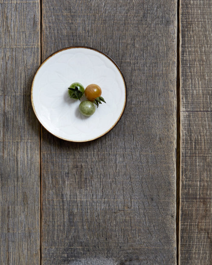 Carved Flower Plate - Small