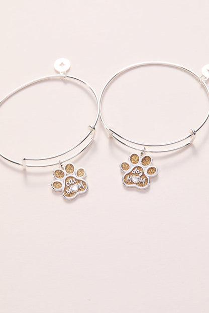 Cat Mom Charm Bangle