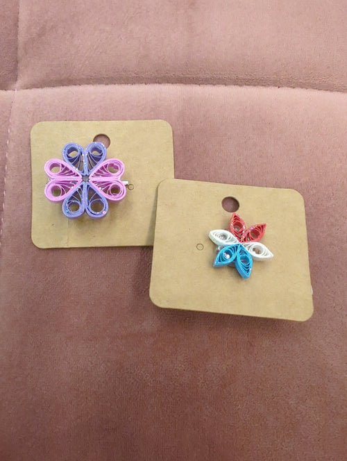 Cat's Quilling Pins with decorative metal heads, ideal for jewelry making and crafting, featuring a sleek, polished finish.
