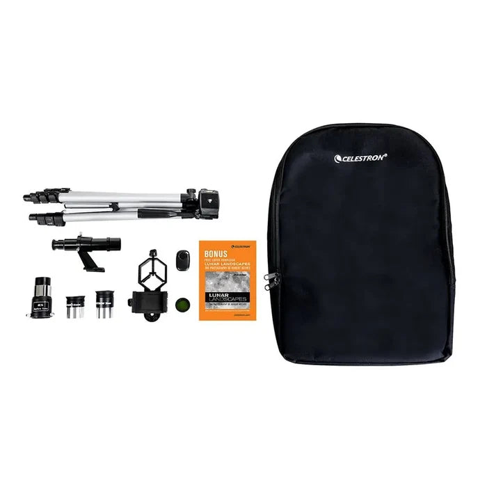 Celestron Travel Scope 70 DX Portable Telescope with Smartphone Adapter (22035) - Astronomy Plus