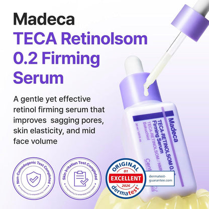 Centellian24 Madeca Teca - Retinolsom 0.2+ Firming Serum 30ml سينتيليان 24 ماديكا تيكا - ريتينولسوم 0.2+ مصل شد البشرة - Princess Cosmetics Qatar