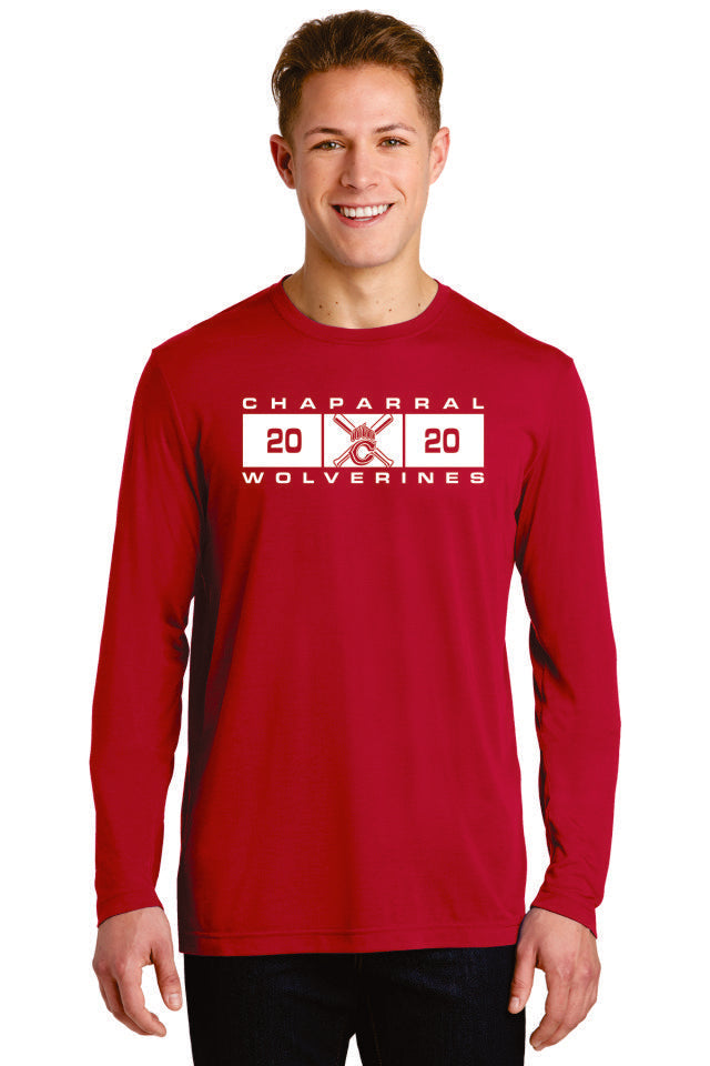 Chap Baseball 2020 Sport-Tek Long Sleeve Wicking Tee