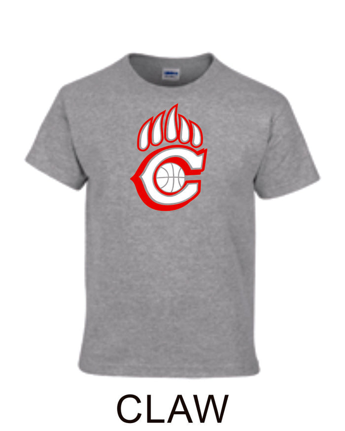 Chap Basketball Basic Tee- Matte or Glitter- 2 designs