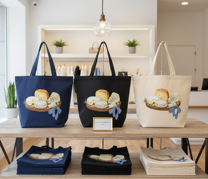 Cheese Tote Bag | Organic Market Tote