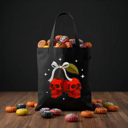 Cherry Skulls Convention Tote - Spooky & Sweet!
