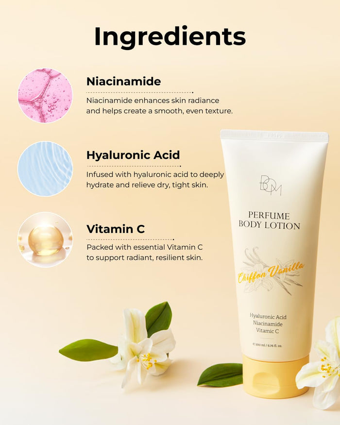 Chiffon Vanilla Perfume Body Lotion
