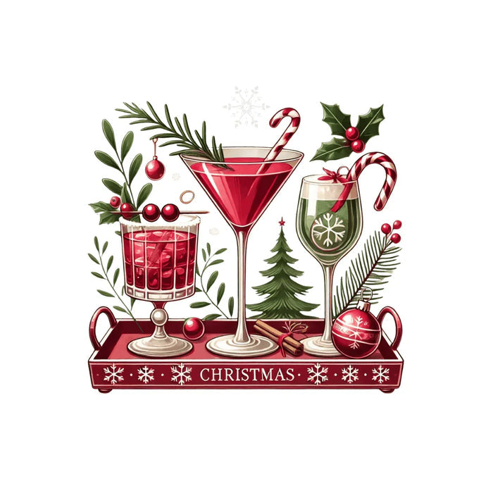 Christmas Cocktails - Unisex T-Shirt - Whippie's