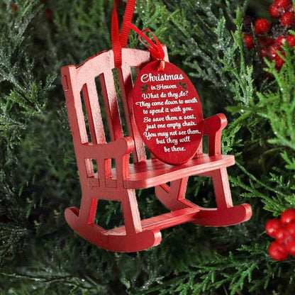 Christmas Ornaments Rocking Chair, Christmas in Heaven Ornament