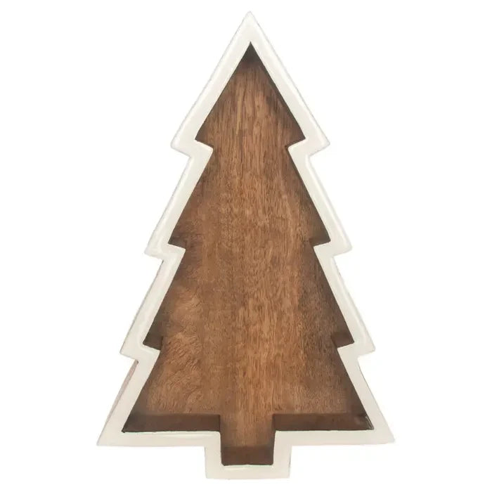 Christmas Tree Wood Tray