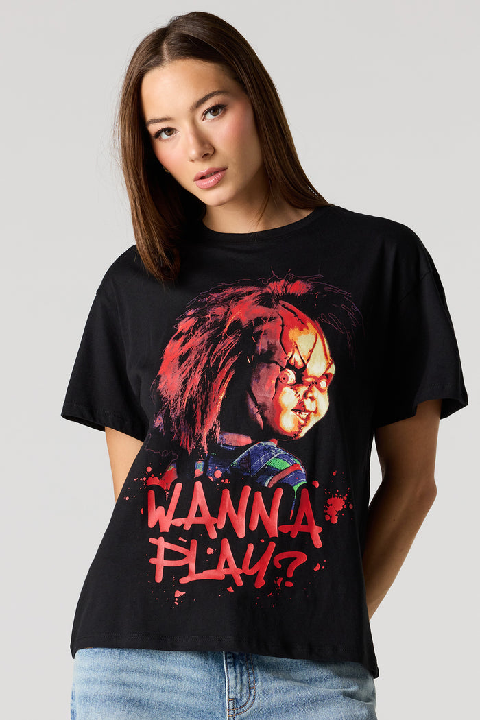 Chucky Graphic Boyfriend T-Shirt