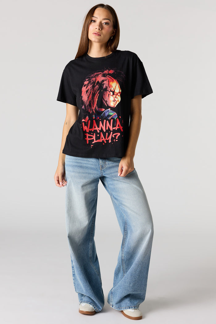 Chucky Graphic Boyfriend T-Shirt