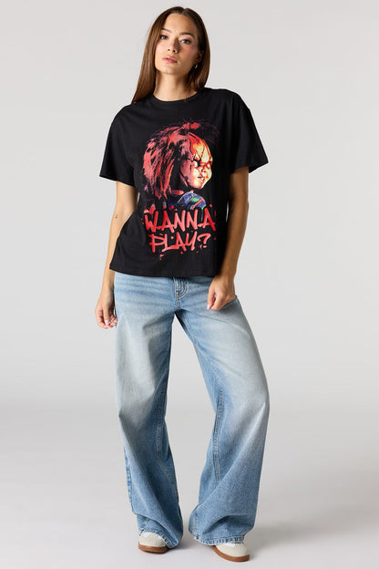 Chucky Graphic Boyfriend T-Shirt
