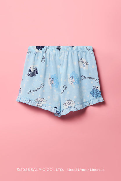 Cinnamoroll™ Girls Button-Up Top & Short Pajama Set
