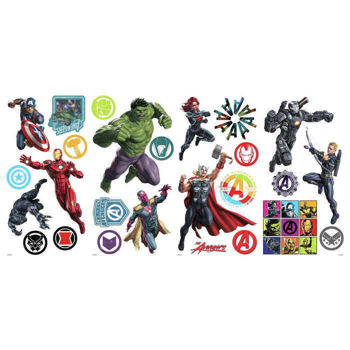 Classic Avengers Peel and Stick Wall Decals - EonShoppee