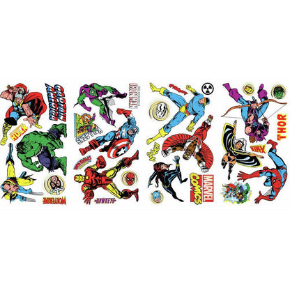 Marvel Classic Superheroes Avengers Peel And Stick Wall Decals - EonShoppee