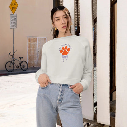 Clemson Graduation Cropped Fleece Pullover - Personalizable - Whippie's
