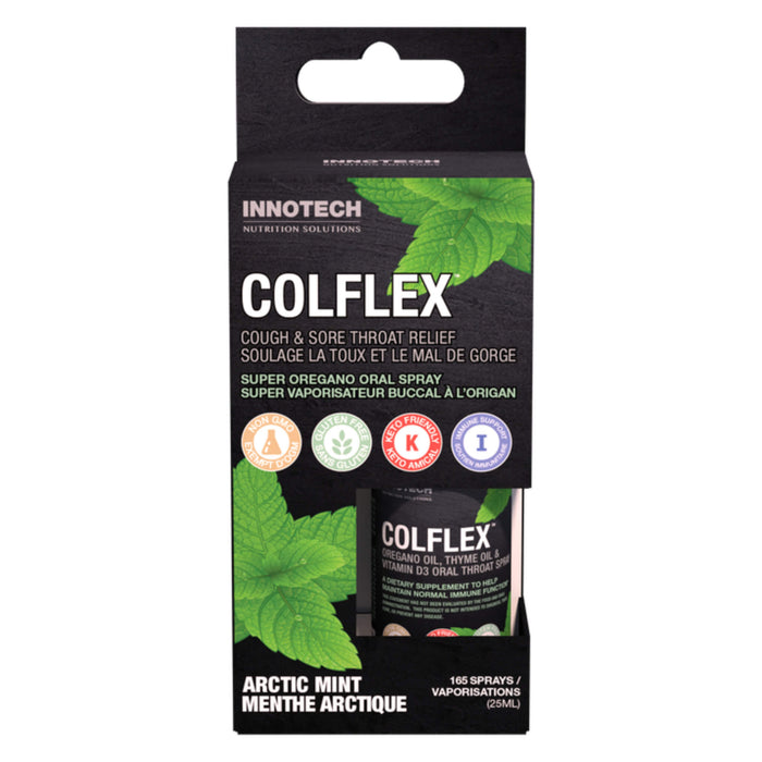 Package of Innotech Colflex Arctic Mint 165 Sprays