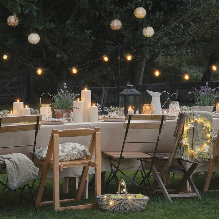 Confetti Glass Solar Lantern