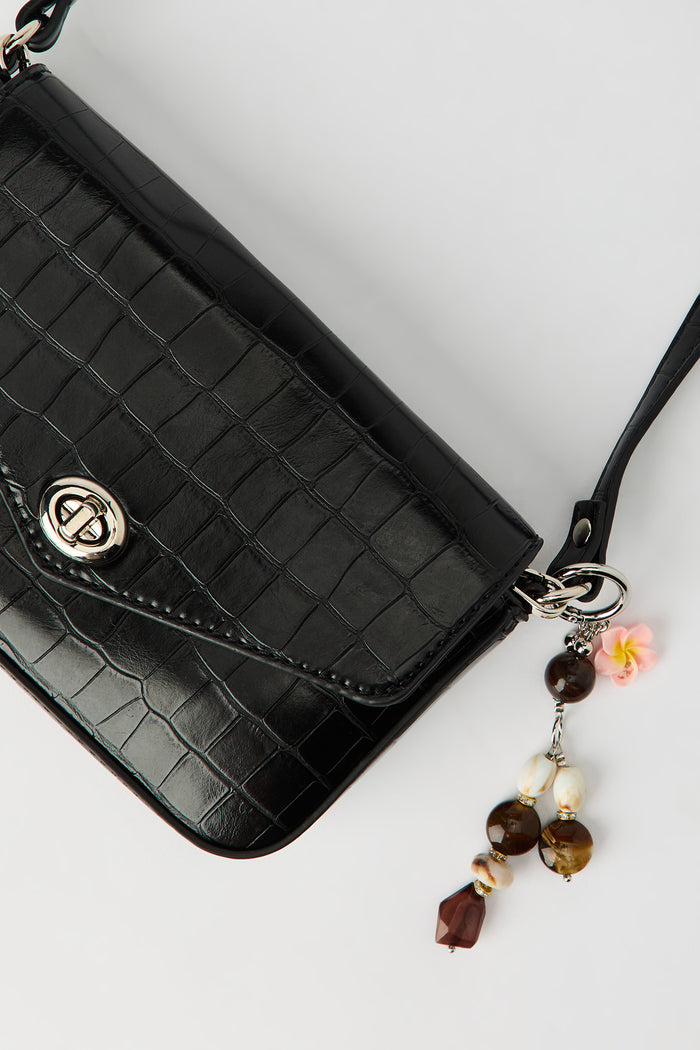 Convertible Shoulder Bag with Keychain