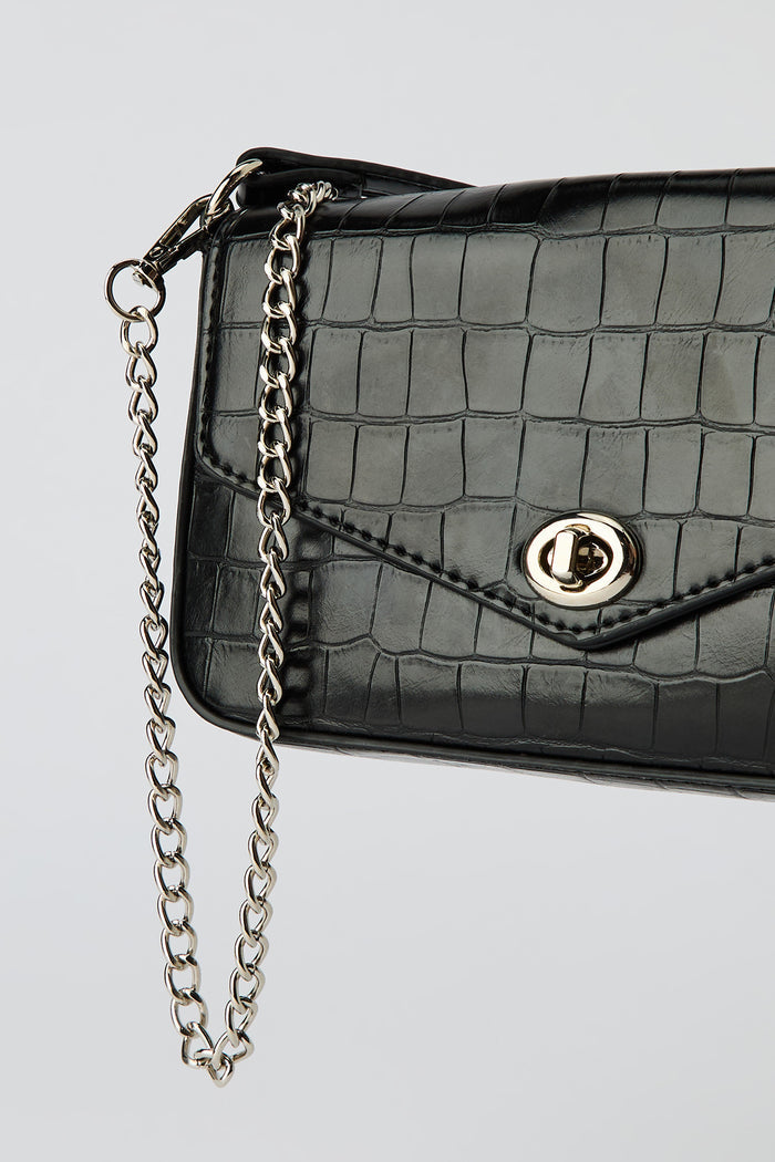 Convertible Shoulder Bag with Keychain