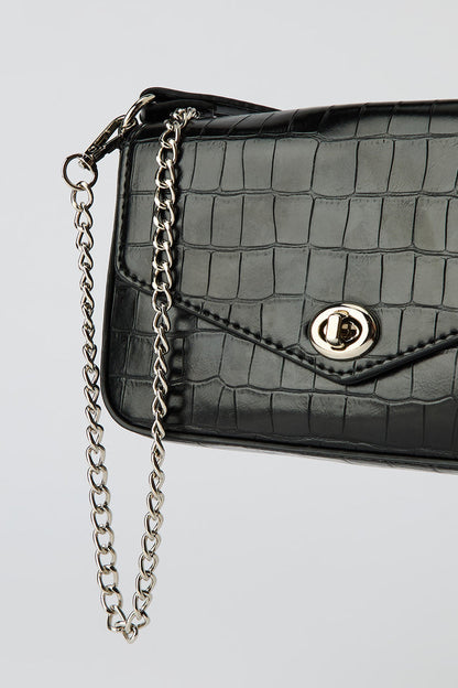 Convertible Shoulder Bag with Keychain