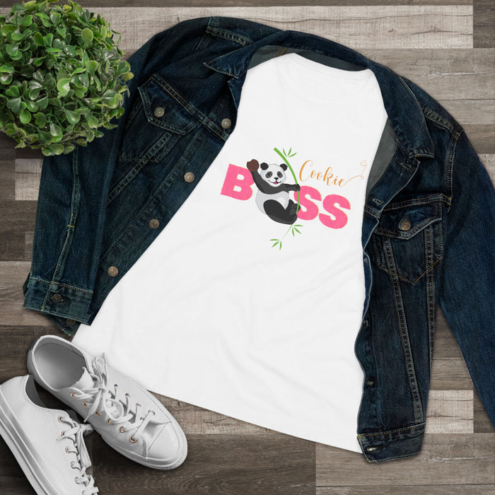 Cookie Boss Women's Tee - Panda-monium at the Cookie Booth!