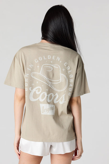 Coors Graphic Boyfriend T-Shirt