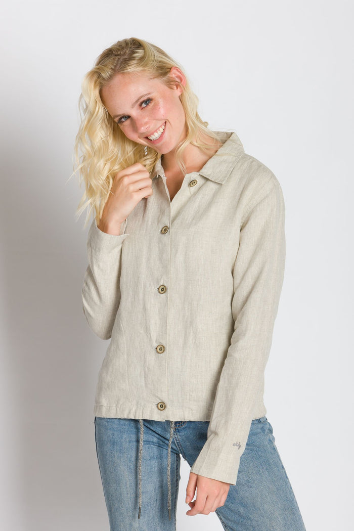 Cora | Women's Linen Woven Jacket