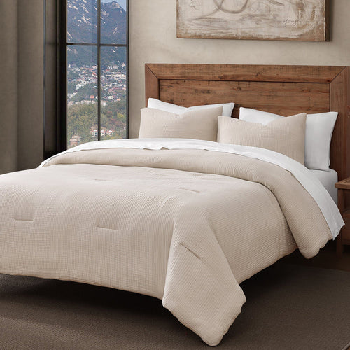 Cotton Voile Bedding Set - Sable Comforter Set