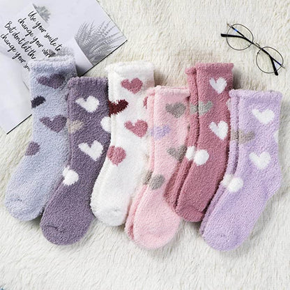 Cozy Heart Socks