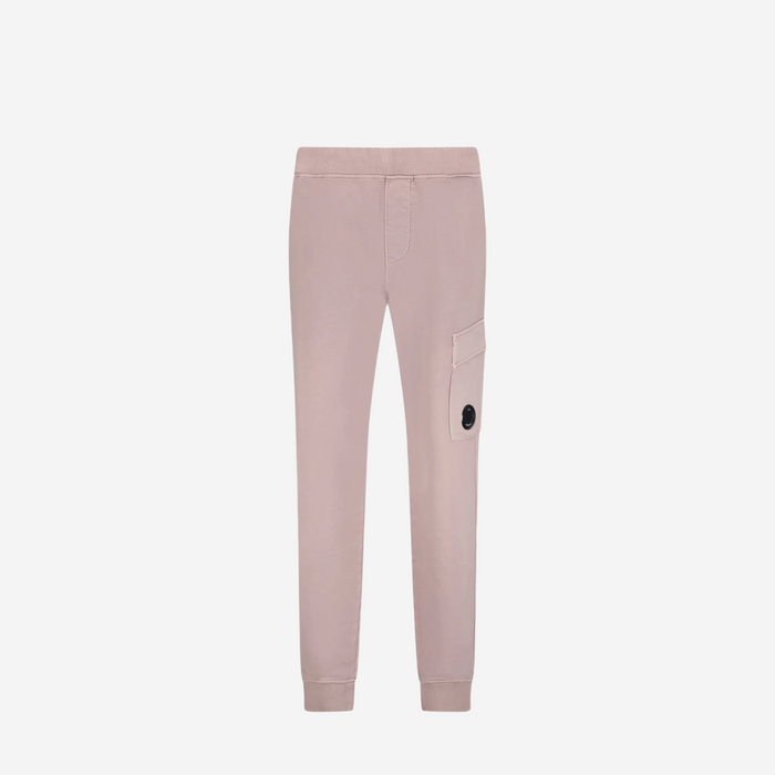 CP COMPANY BRUSHED SWEATPANTS PINK