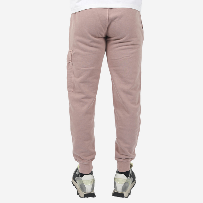 CP COMPANY BRUSHED SWEATPANTS PINK
