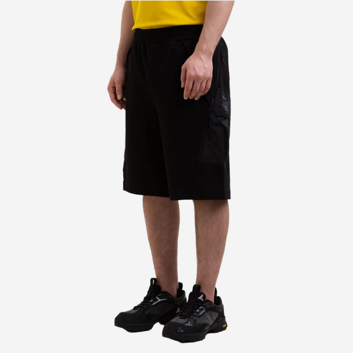 CP COMPANY METROPOLIS BLACK SHORTS