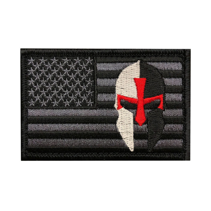 Crusader Templar Knights Helmet Patch (Embroidered Hook)