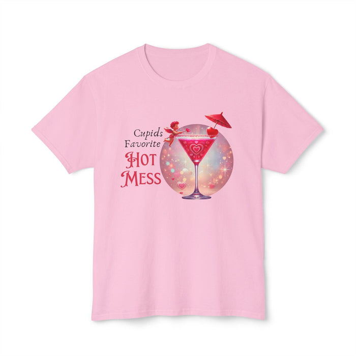 Cupids Favorite Hot Mess Unisex HD Cotton T-shirt - Valentine's Day Special - Whippie's