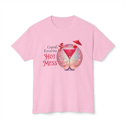 Cupids Favorite Hot Mess Unisex HD Cotton T-shirt - Valentine's Day Special - Whippie's