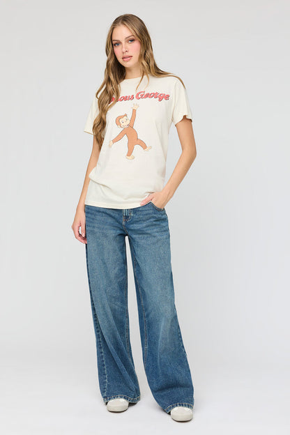 Curious George Graphic Boyfriend T-Shirt