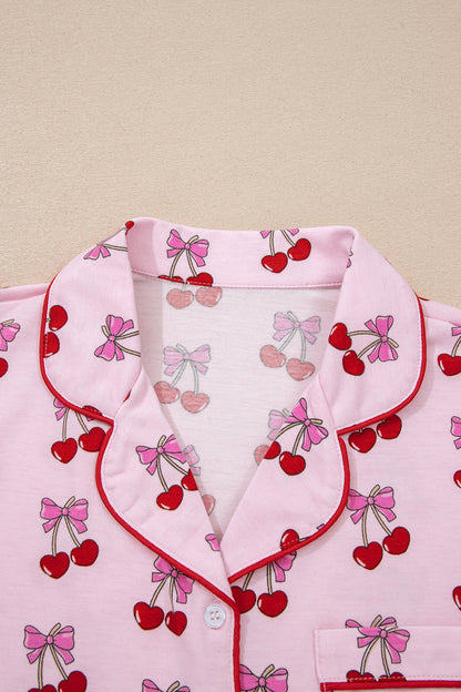 Cute Pajamas | Bow or Cherry Short Pajama Set